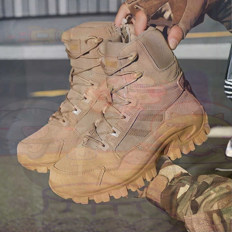 Office Tech Ideas - Tan Long Barrel Deadlift Casual Sneakers