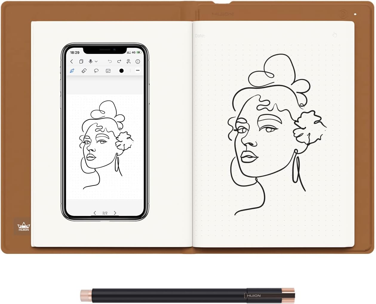 huion note 2 em 1 digital hand - đánh giá và giá Digital Signature Pad