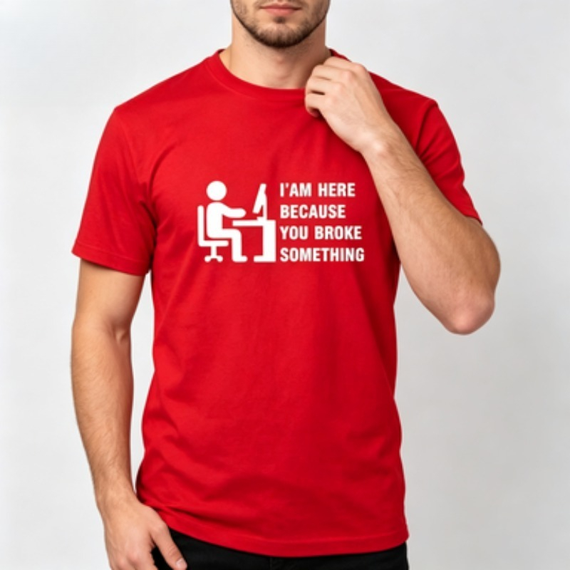 Soft Cotton Men T-shirt Tech S - đánh giá và giá Tech Office Wear Men