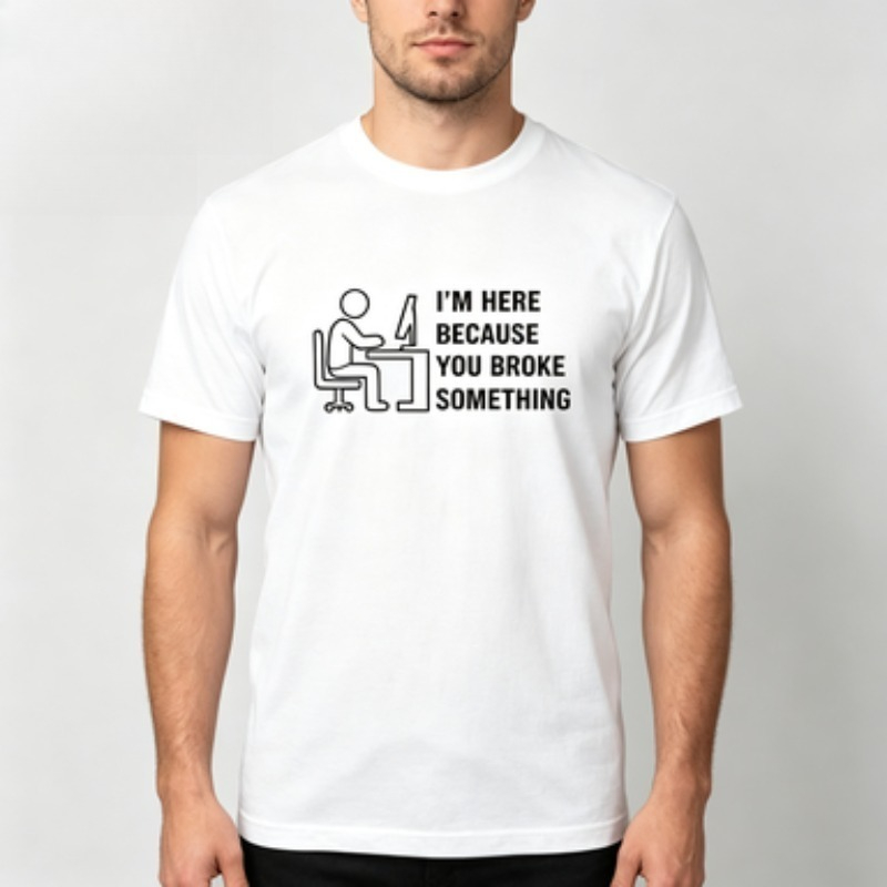 Soft Cotton Men T-shirt Tech S - đánh giá và giá Tech Office Wear Men